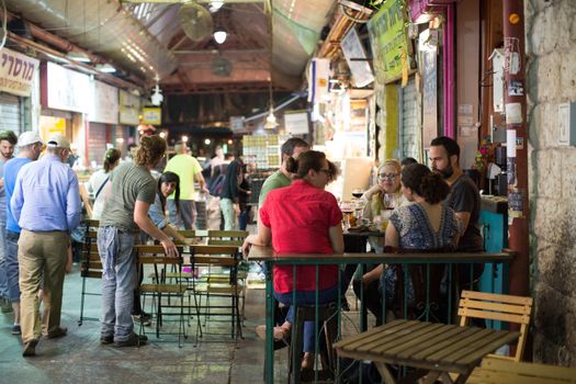 Mahane Yehuda market evening — Jerusalem