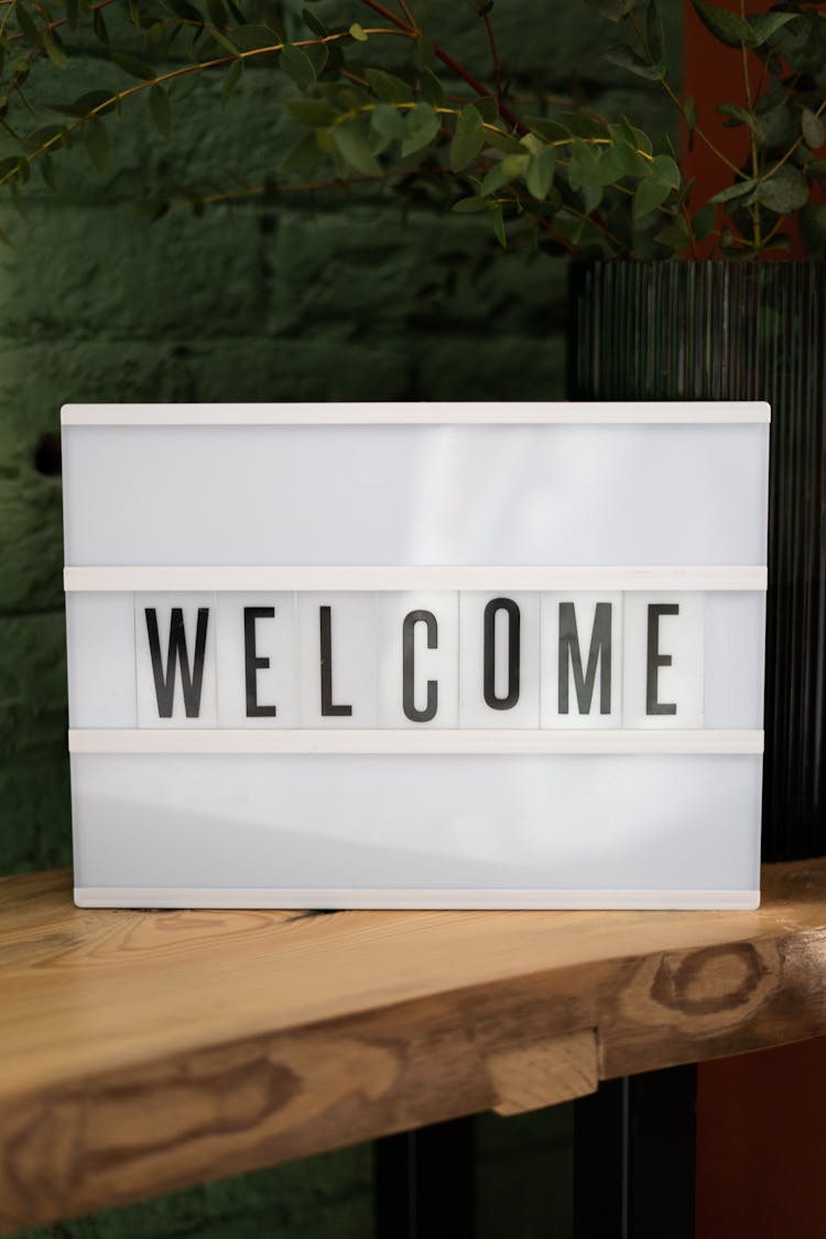 A Welcome Sign 