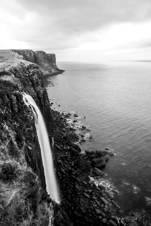 Free Gratis stockfoto met dramatisch, eenkleurige fotografie, eiland schotland Stock Photo
