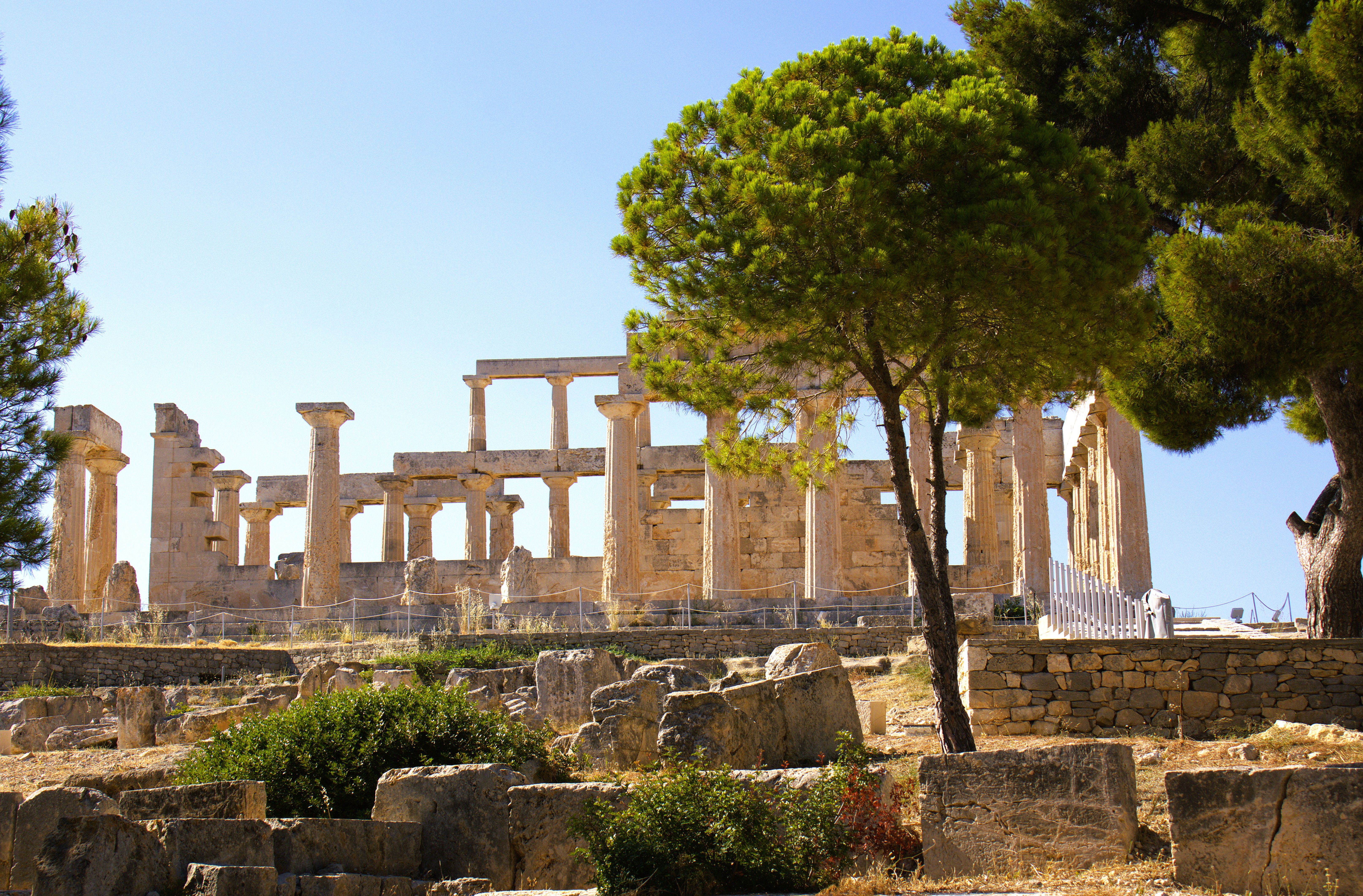 Landmarks in Saronic Gulf Islands