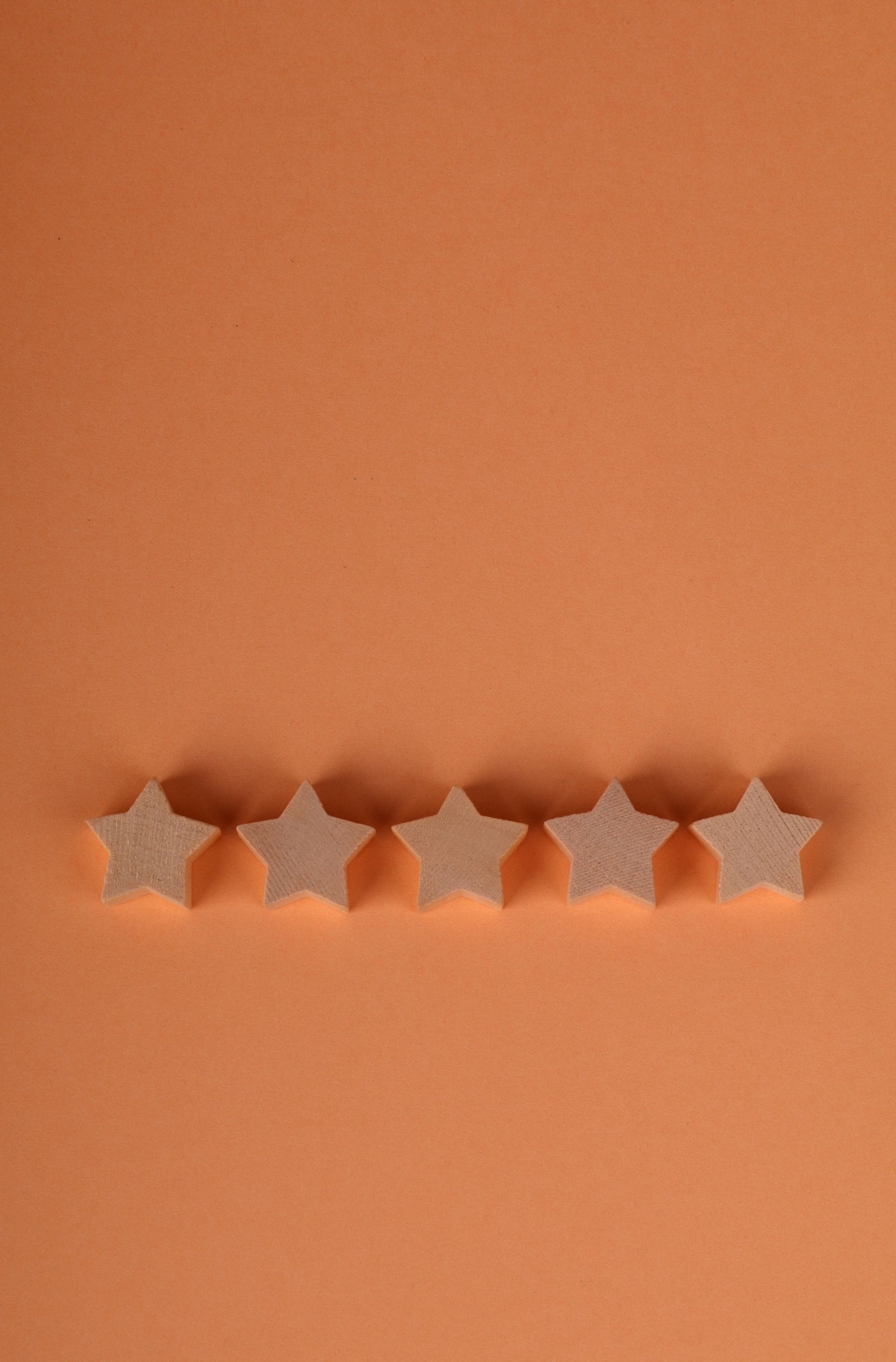 Minimalist five-star rating