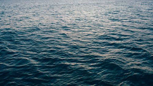 Free A serene view of a calm ocean with gentle waves under soft light, perfect for relaxation. Stock Photo