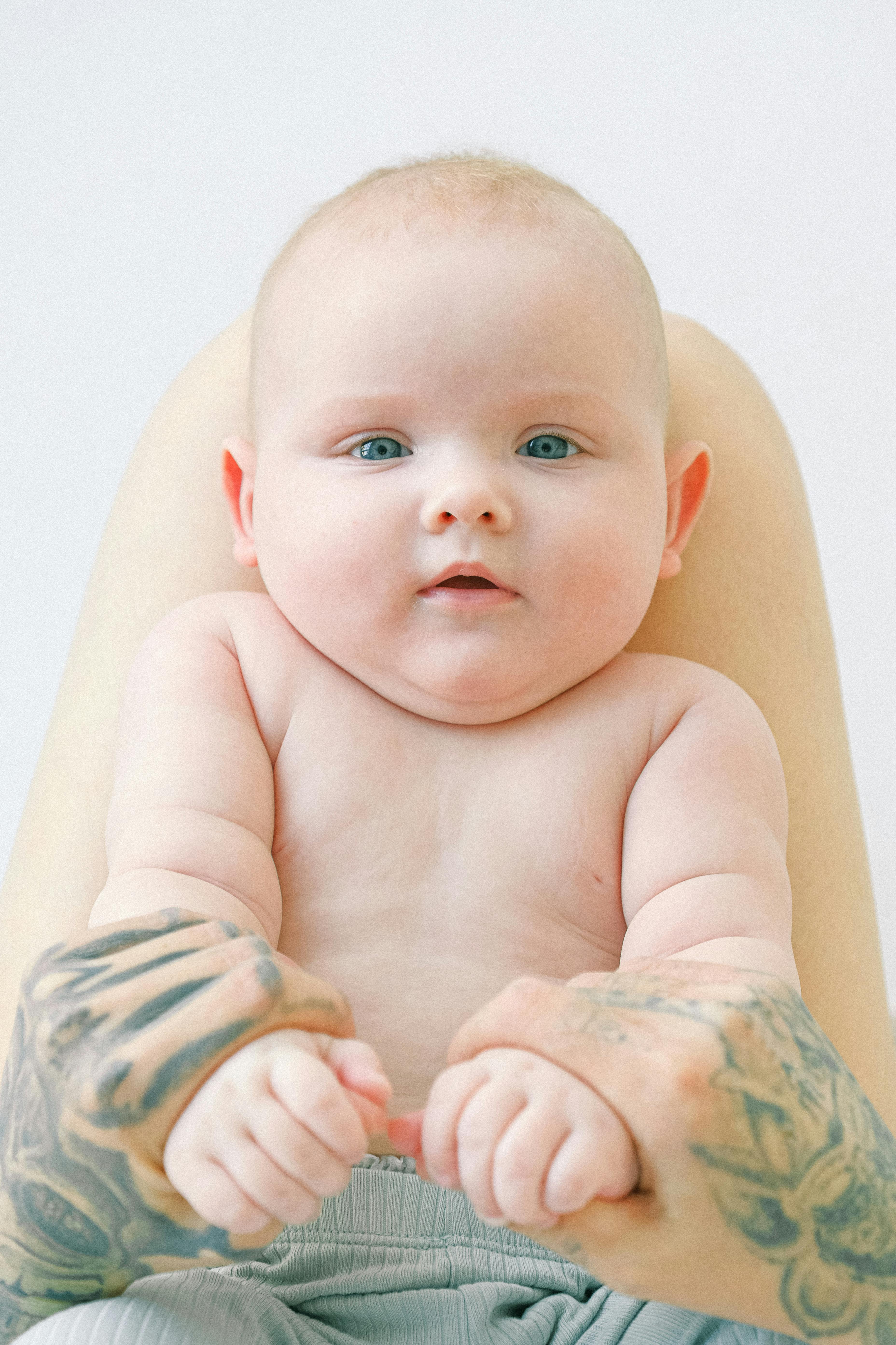 Baby with Blue Eyes · Free Stock Photo