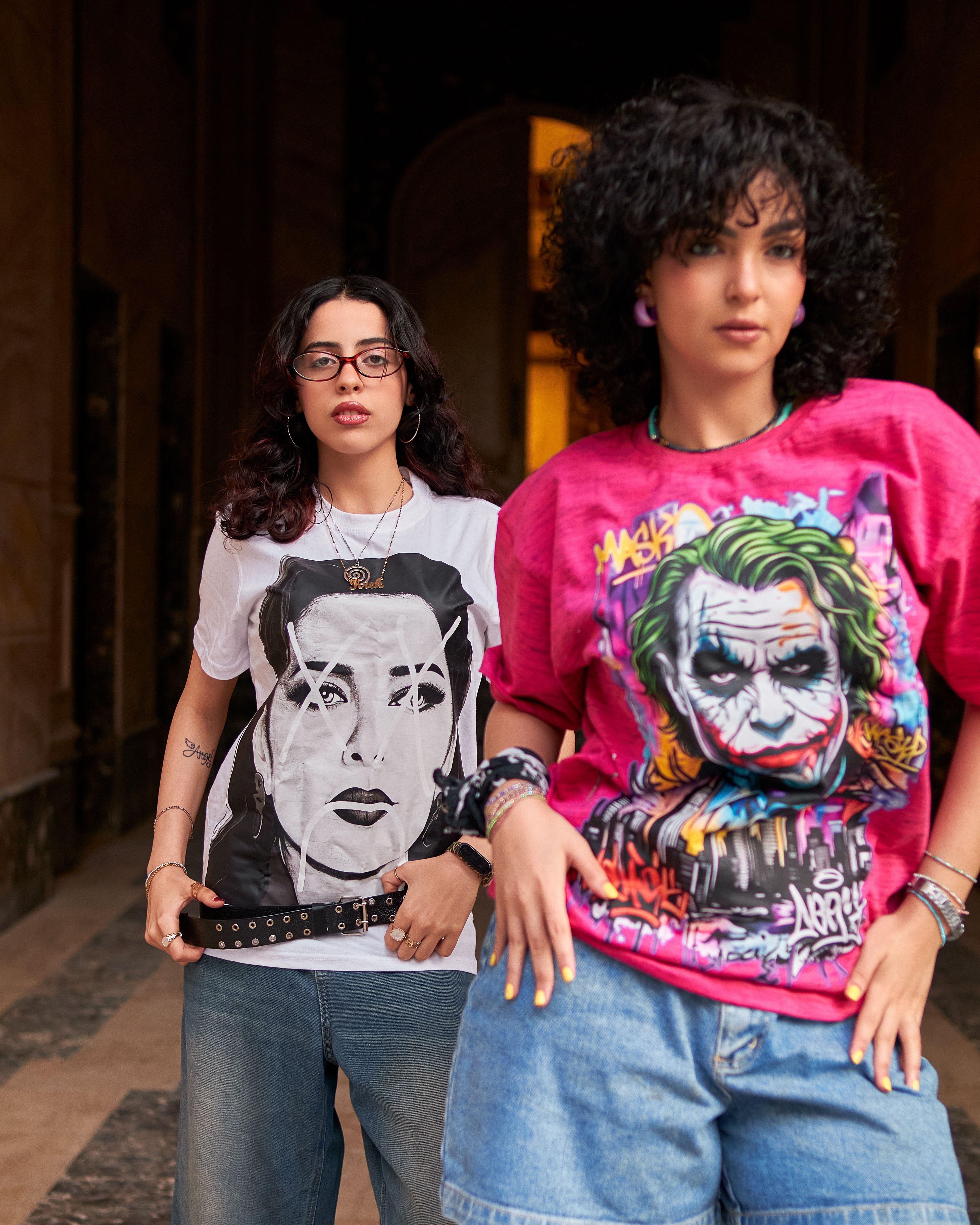 Camiseta Preta Estampada