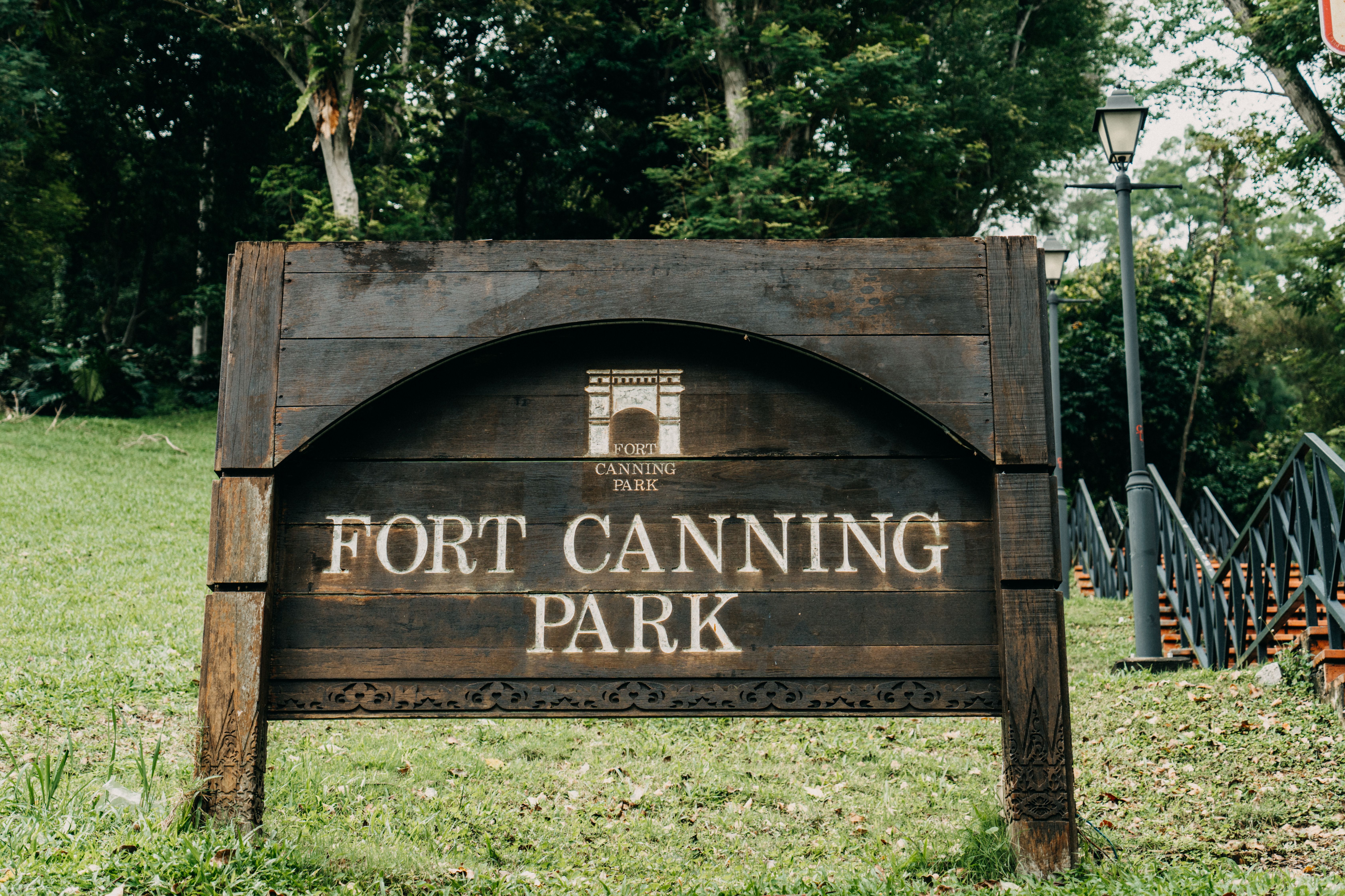 The welcoming entrance to a regional caravan park in Victoria