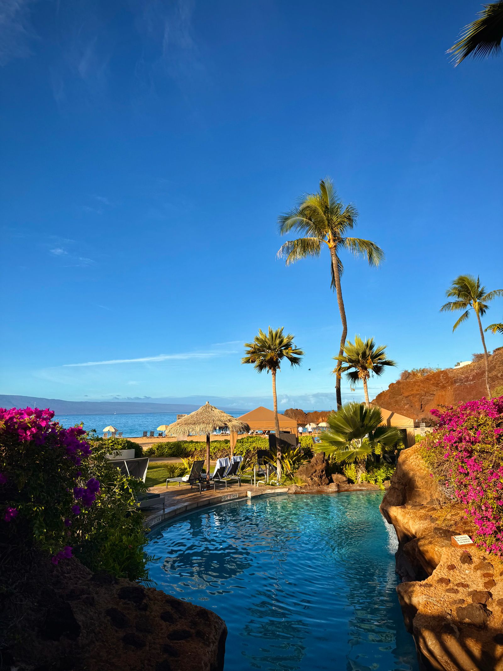 Resort pool in Hawaii