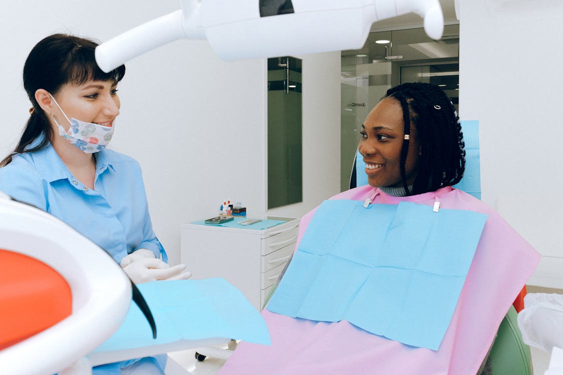 Woman Having Dental Check-up