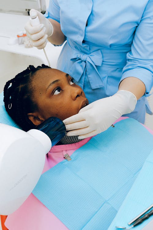 Woman Having Dental Check-up