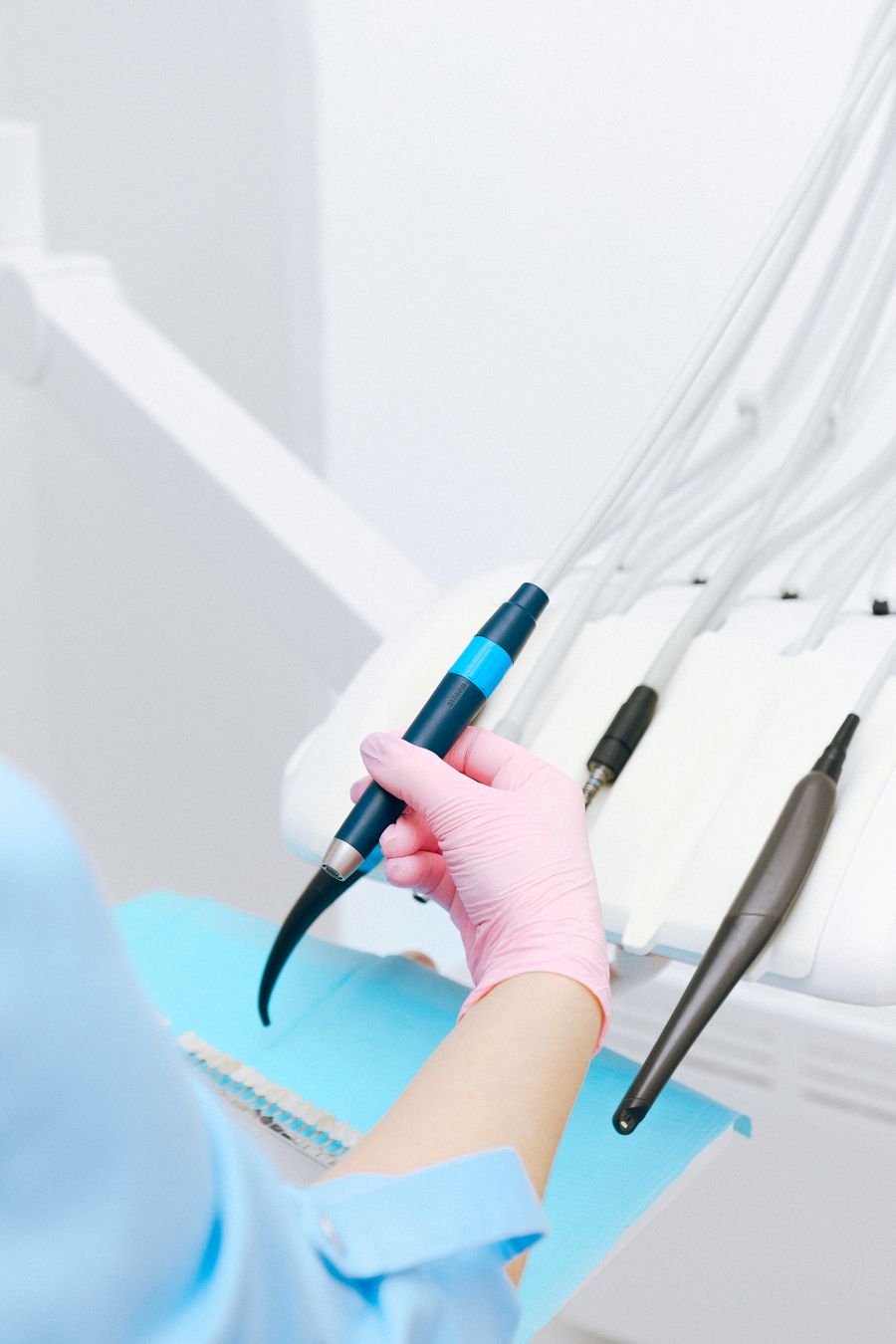 Dentist at work