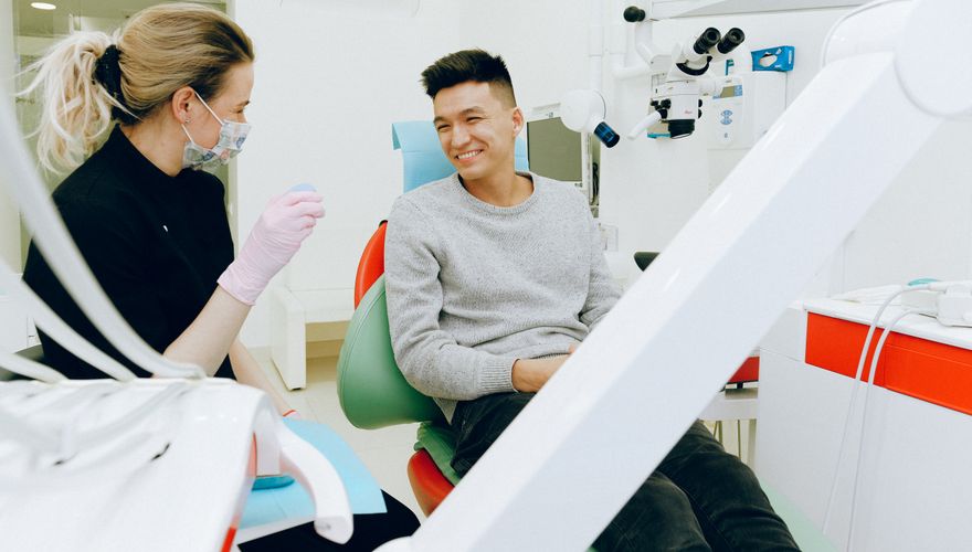 Modern dental practice interior