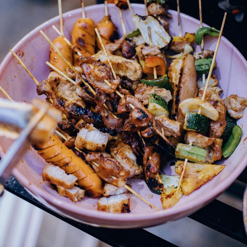 Hawaiian Pineapple Chicken Kebabs