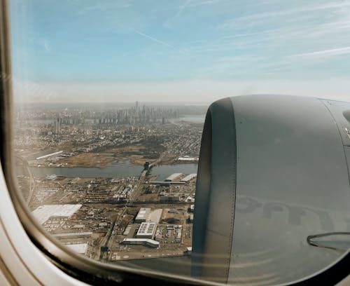 Fotos de stock gratuitas de Manhattan, Nueva York, vista de avión