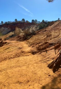 yellow ochre earth soil