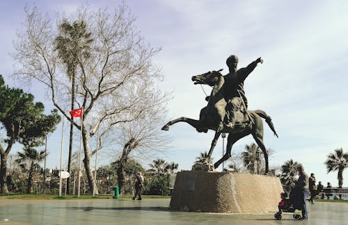 Immagine gratuita di antalya, bandiera della turchia, bandiera turca