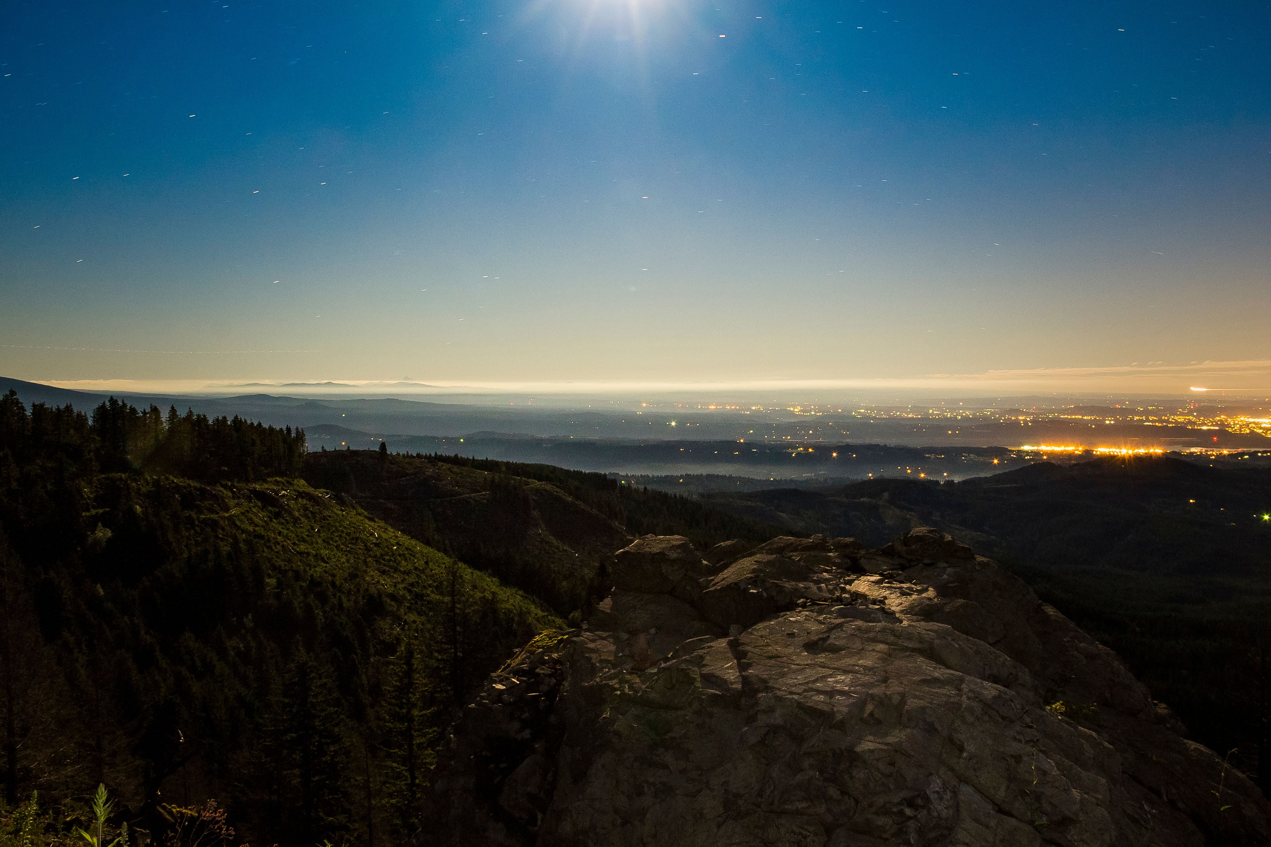 Kostnadsfria Kostnadsfri bild av berg, kändisar, lång exponering Stock foto
