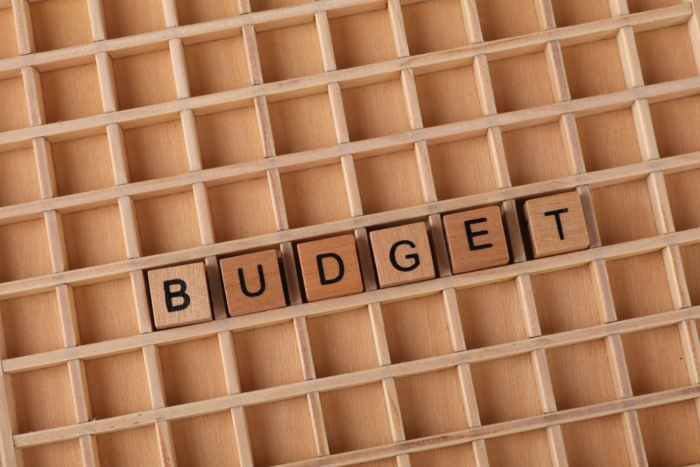 Credit card and budgeting notebook