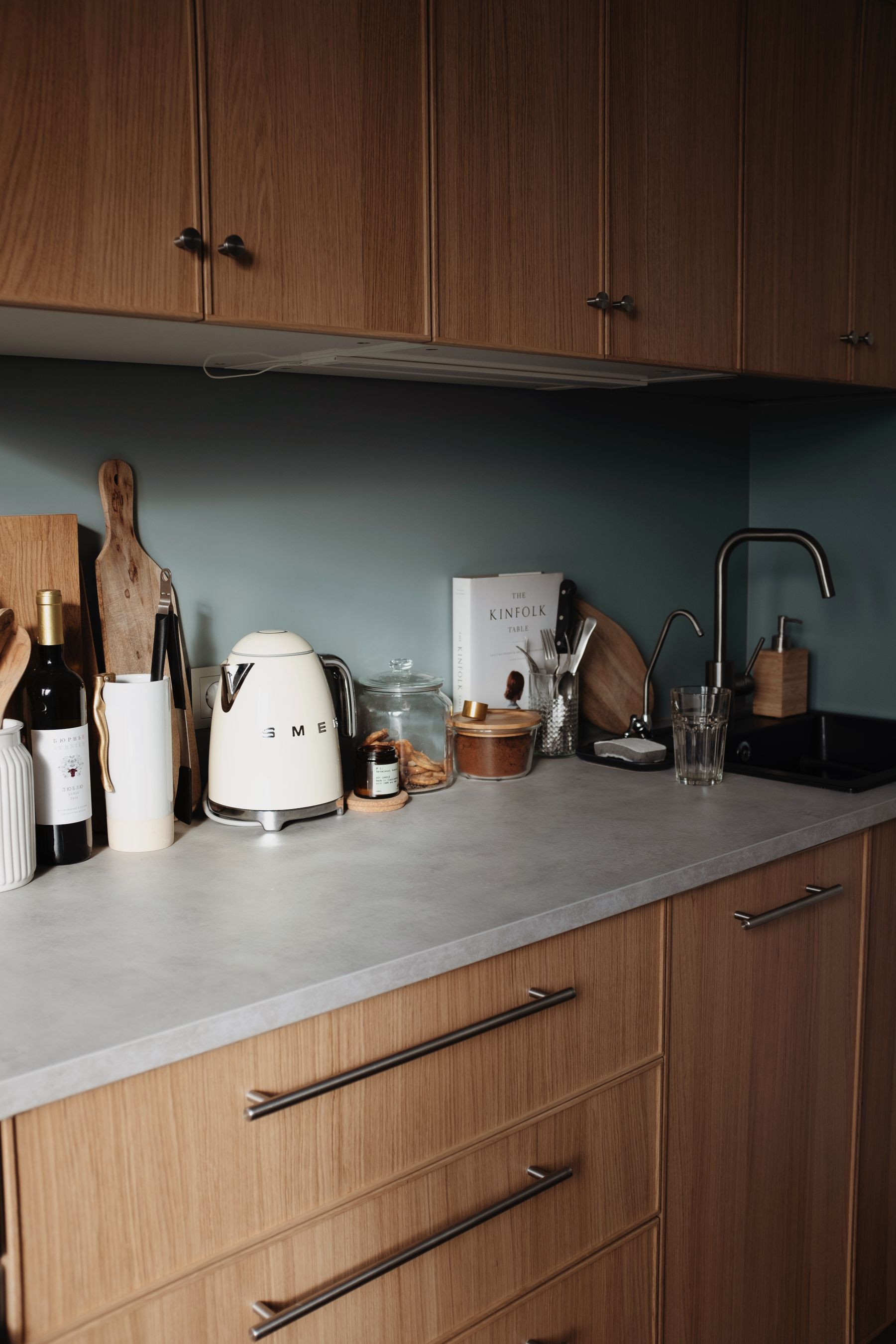 Electric kettle on a tidy kitchen surface ready for routine care