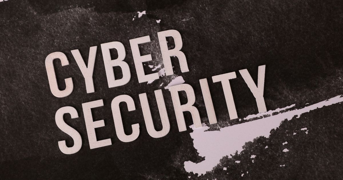 Cyber security concept shown on grunge-style background highlights the importance of digital protection.