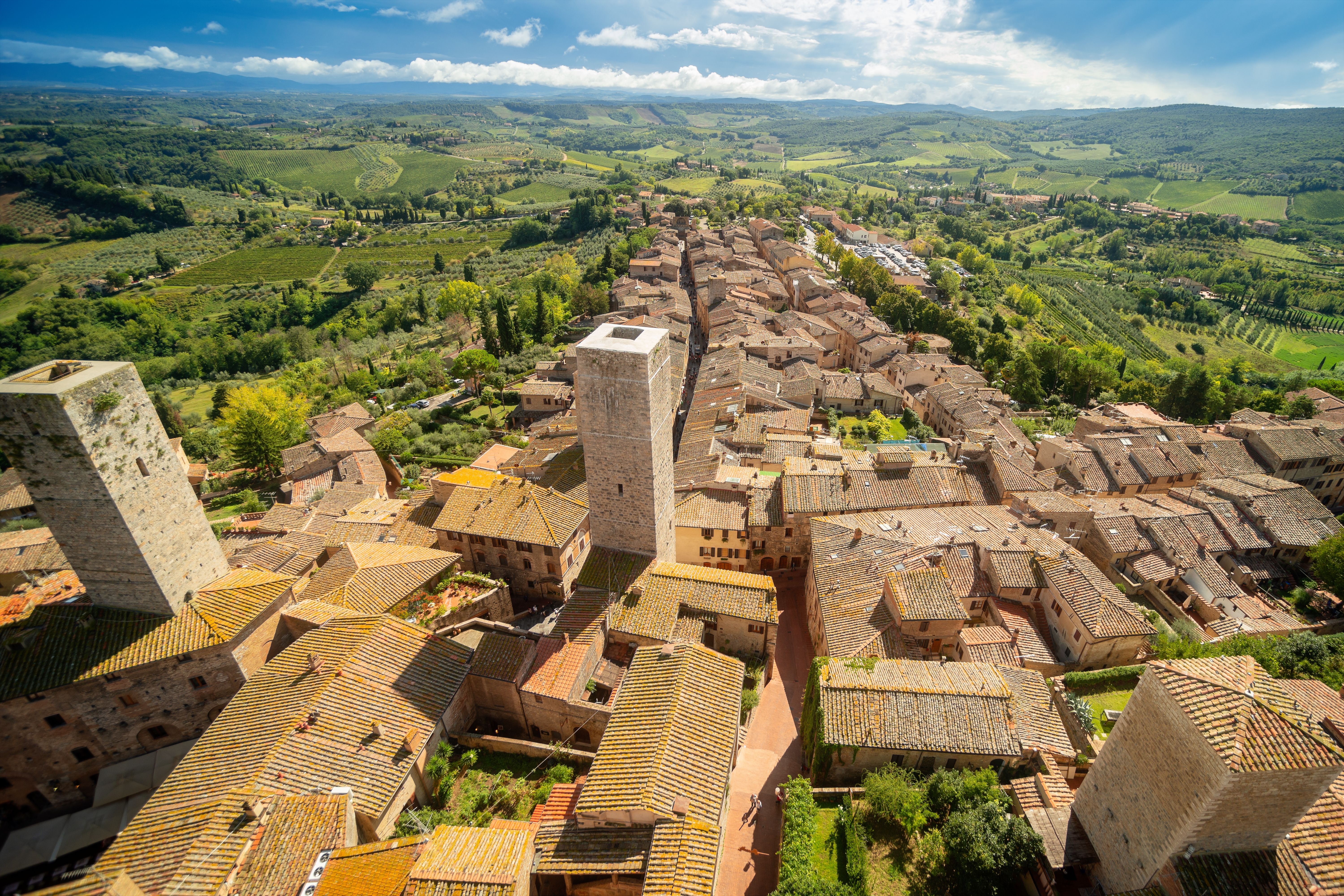 Airport transfers in San Gimignano