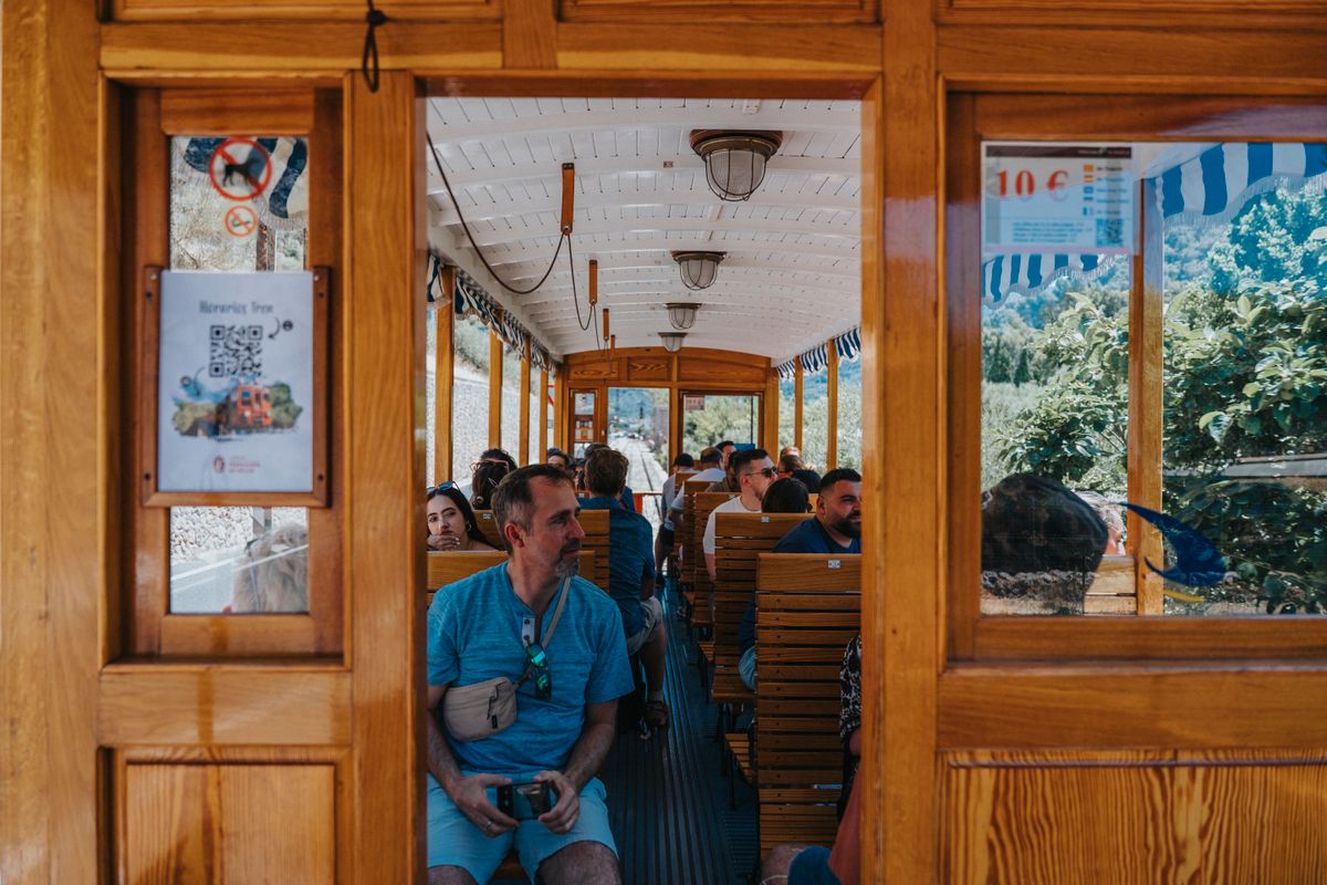 Heritage rail or public-bus transfer to Soller