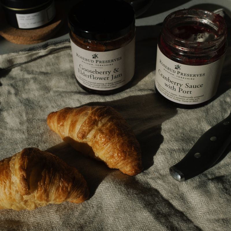 Vegan Coconut Oil Croissants with Jam Filling