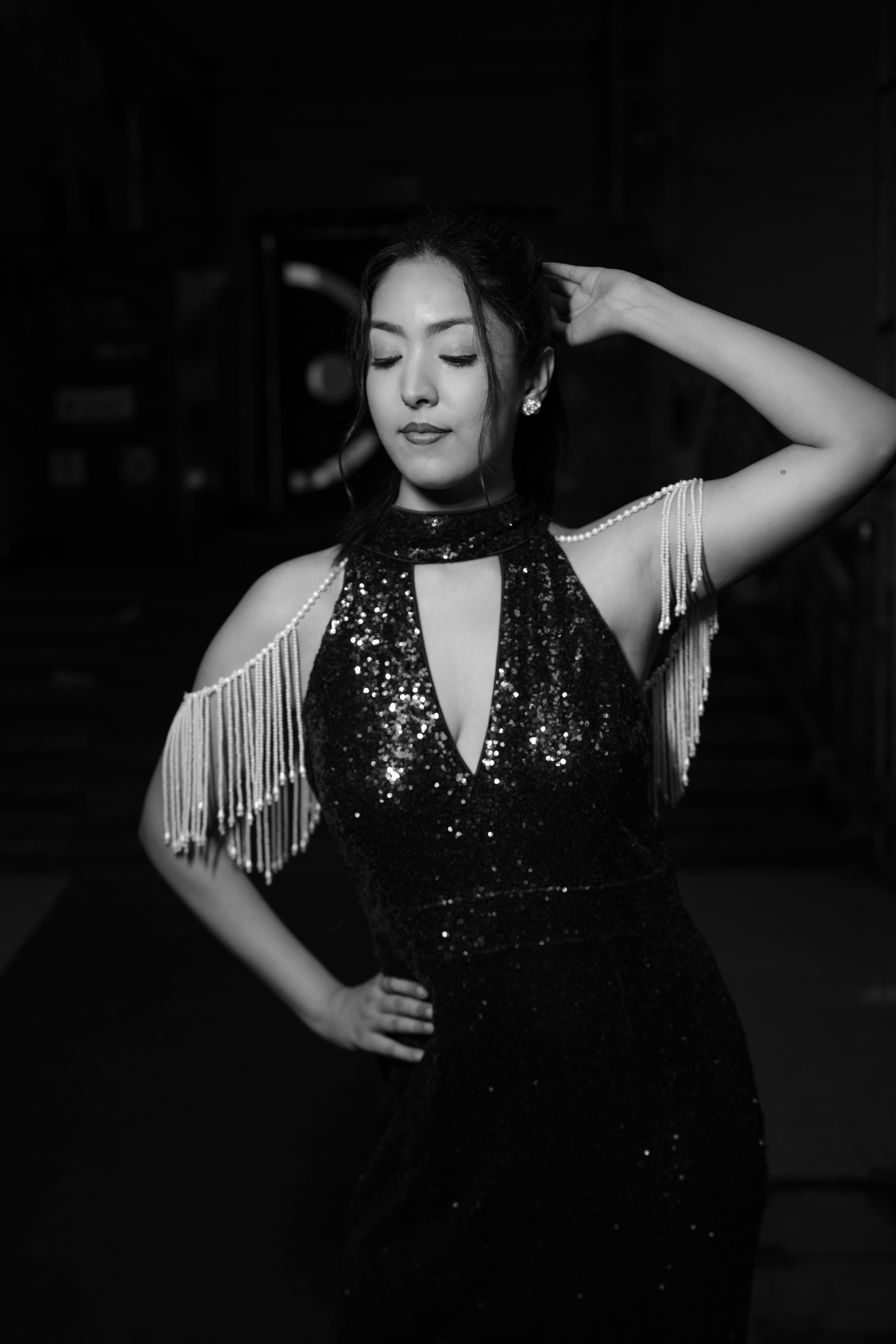Robe de soirée noire