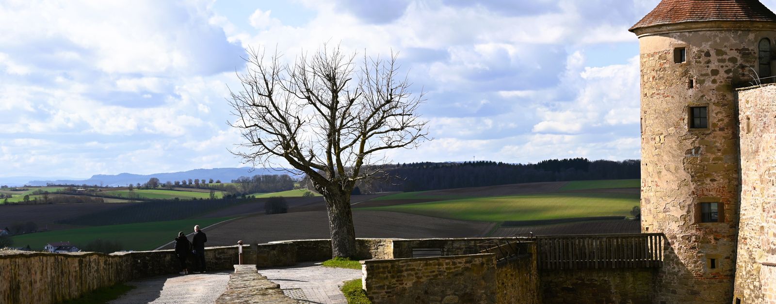 Explore a historic castle amidst scenic landscapes in Baden-Württemberg, Germany.
