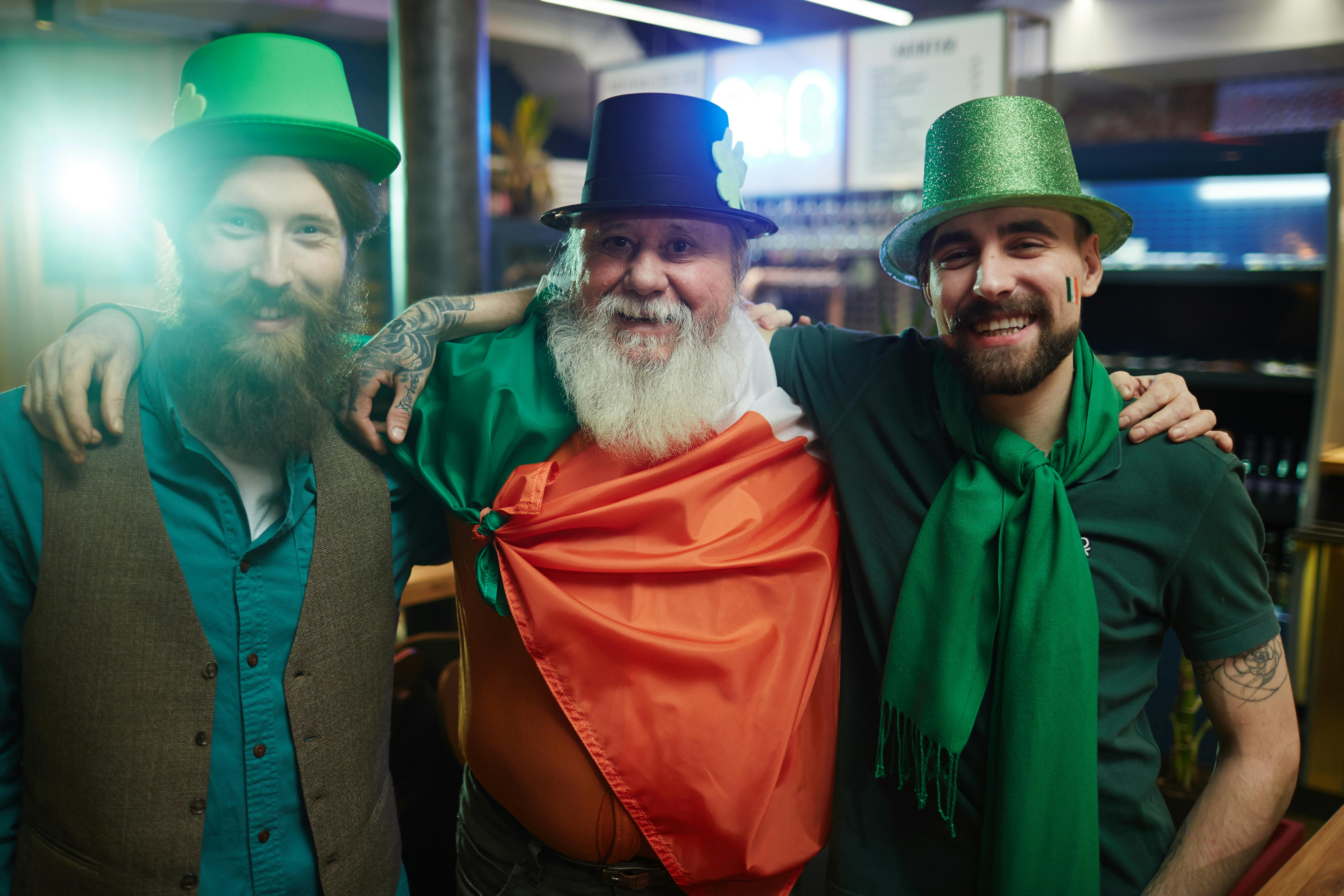 friends celebrating saint patricks day