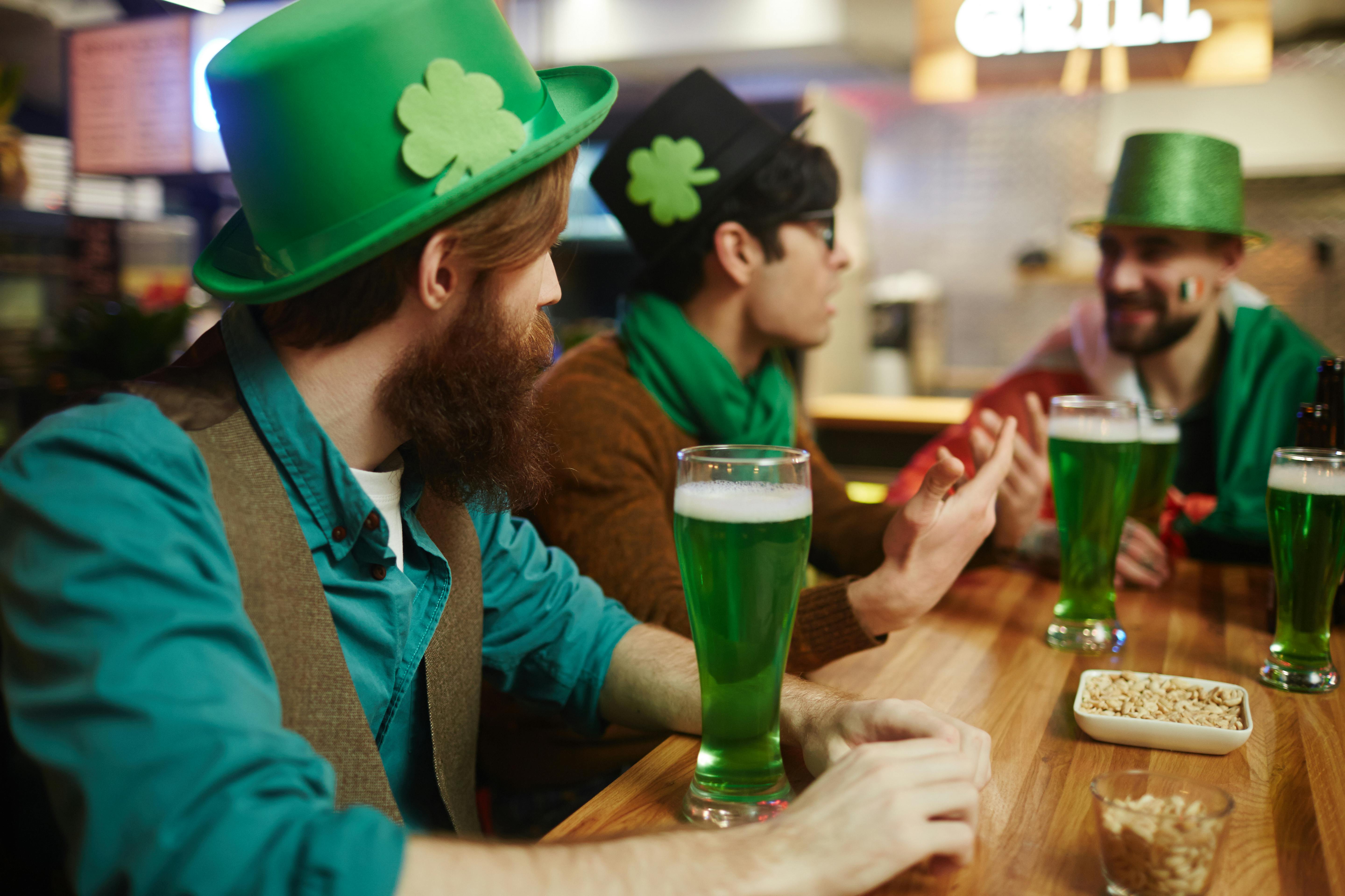 Friends Celebrating Saint Patricks Day Free Stock Photo