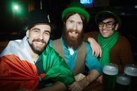 Friends Celebrating Saint Patricks Day