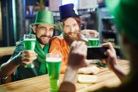 Friends Celebrating Saint Patricks Day