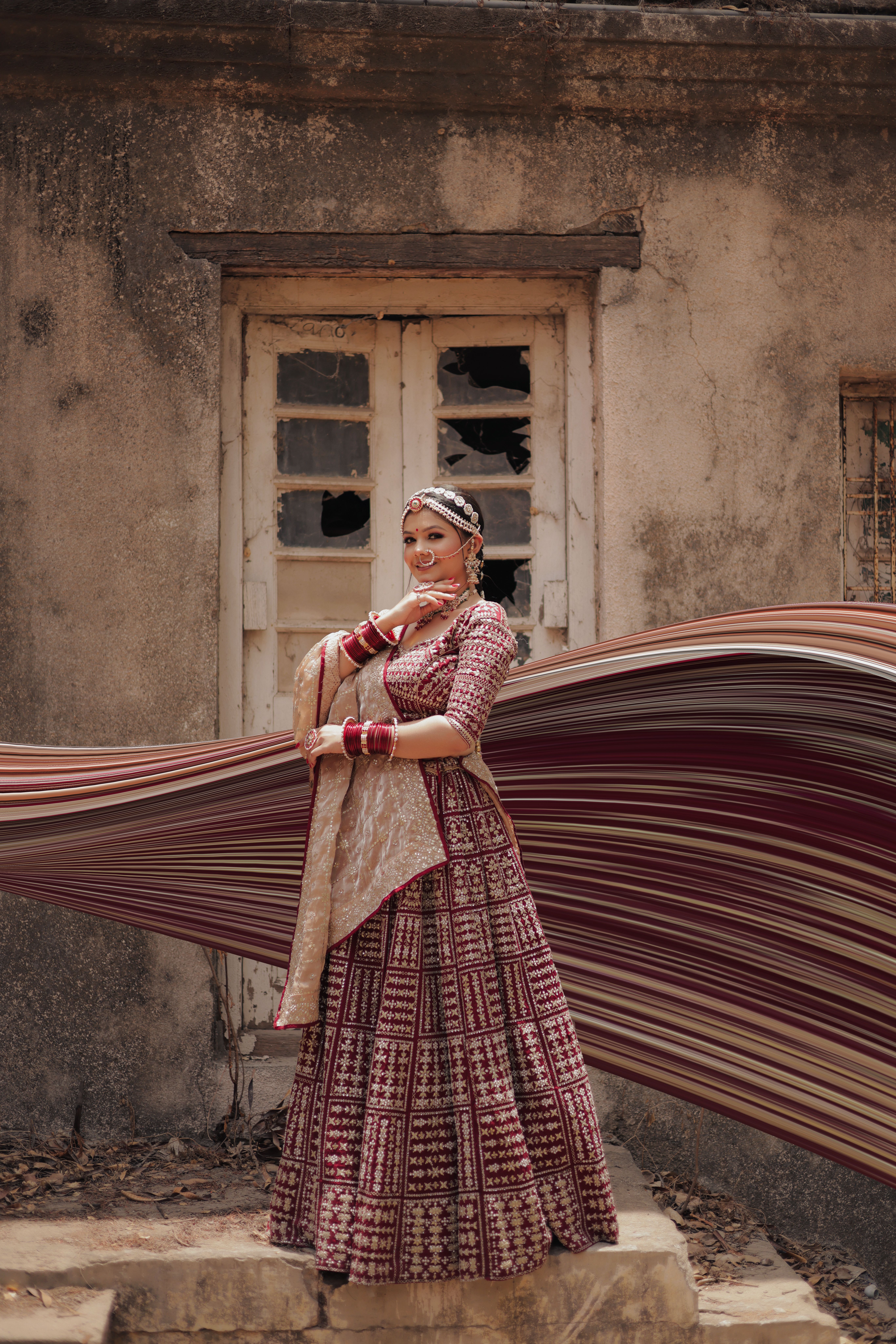 Pure Banarasi Silk Lehenga - Handloom Collection Dhekiajuli