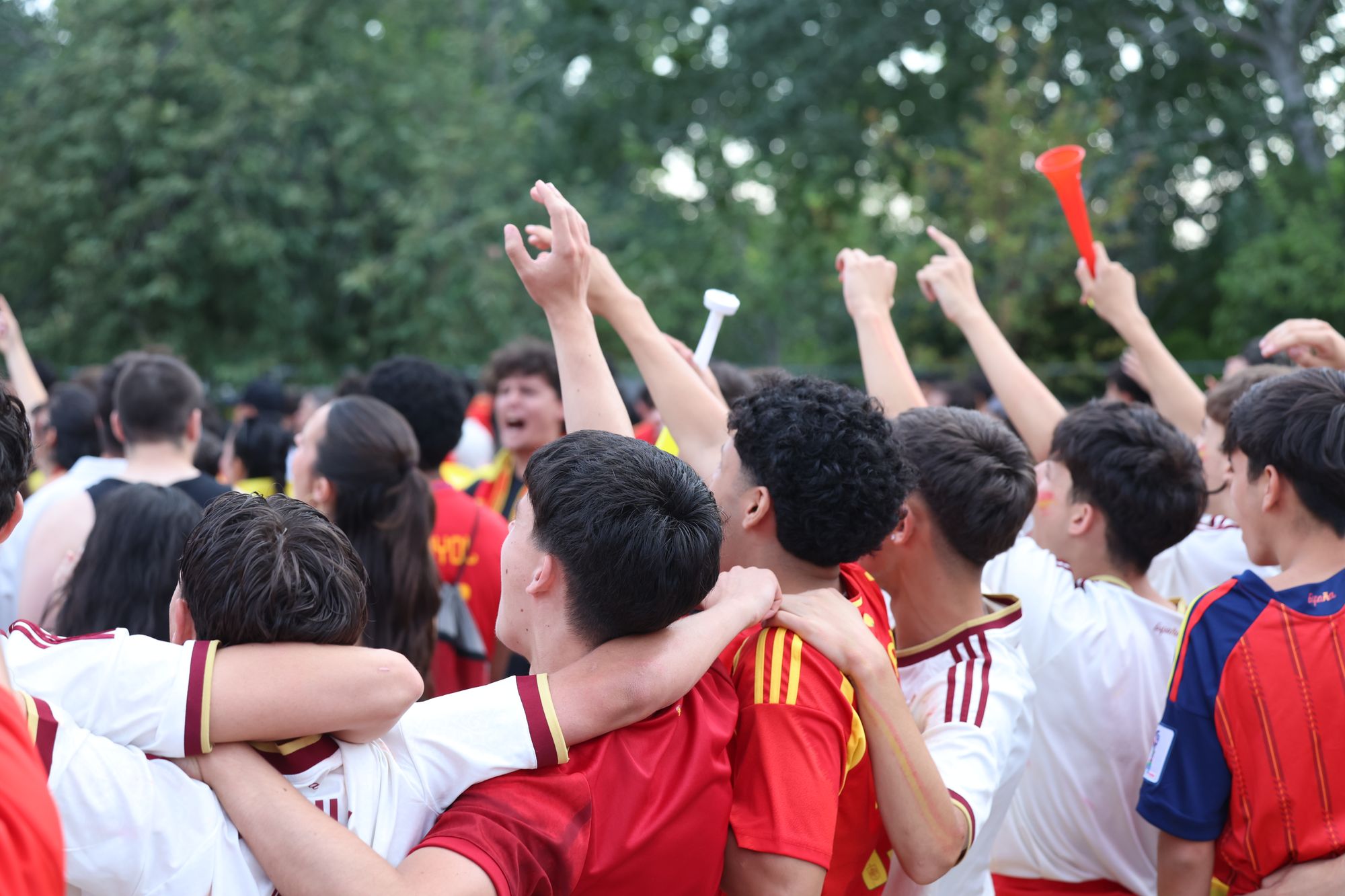 Lamine Yamal celebra con la selección de España el título del Mundial 2026