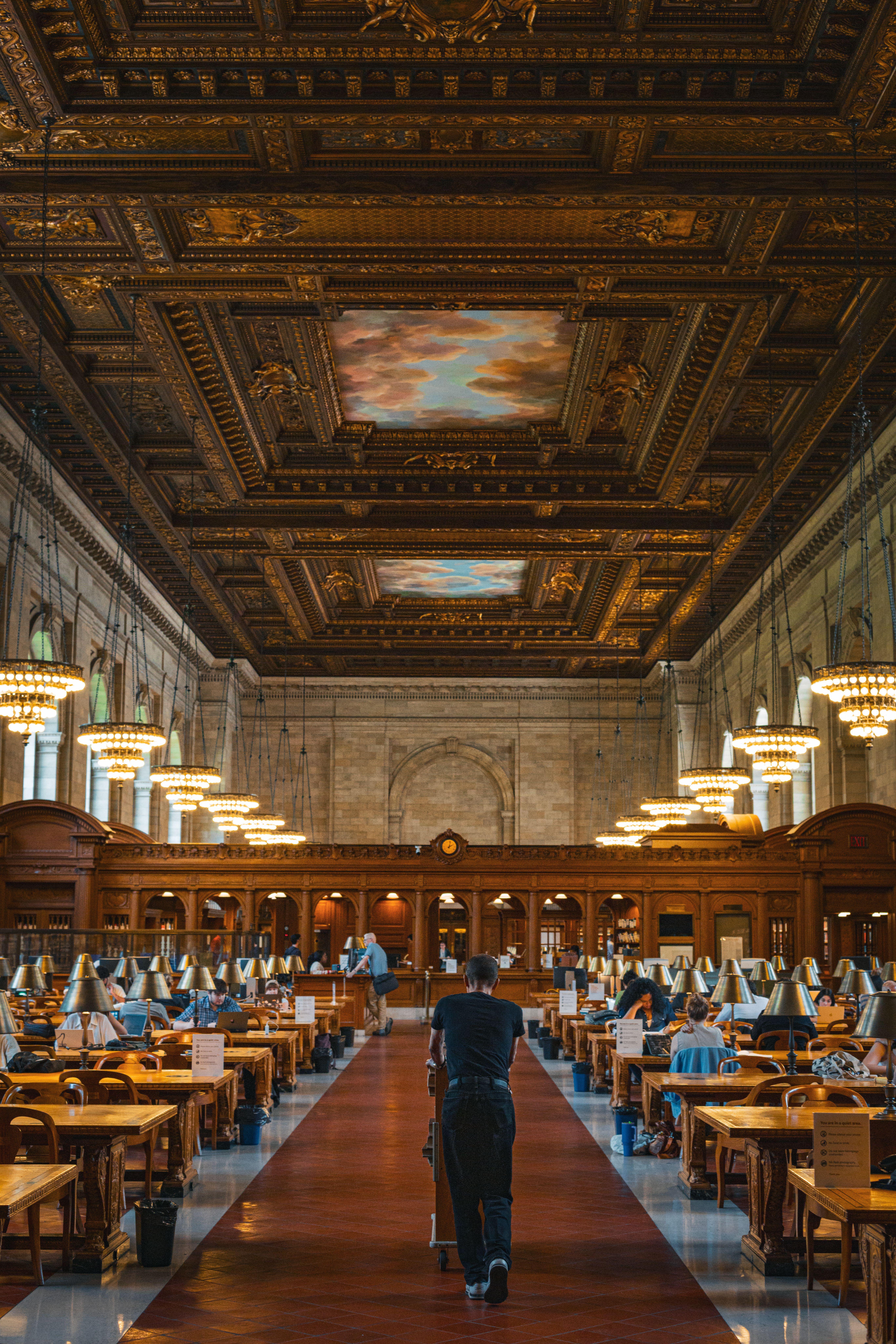 Rose Main Reading Room, New York Public Library, USA
