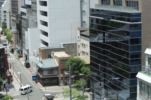 Free Captivating street view of urban architecture in Osaka, Japan. Stock Photo