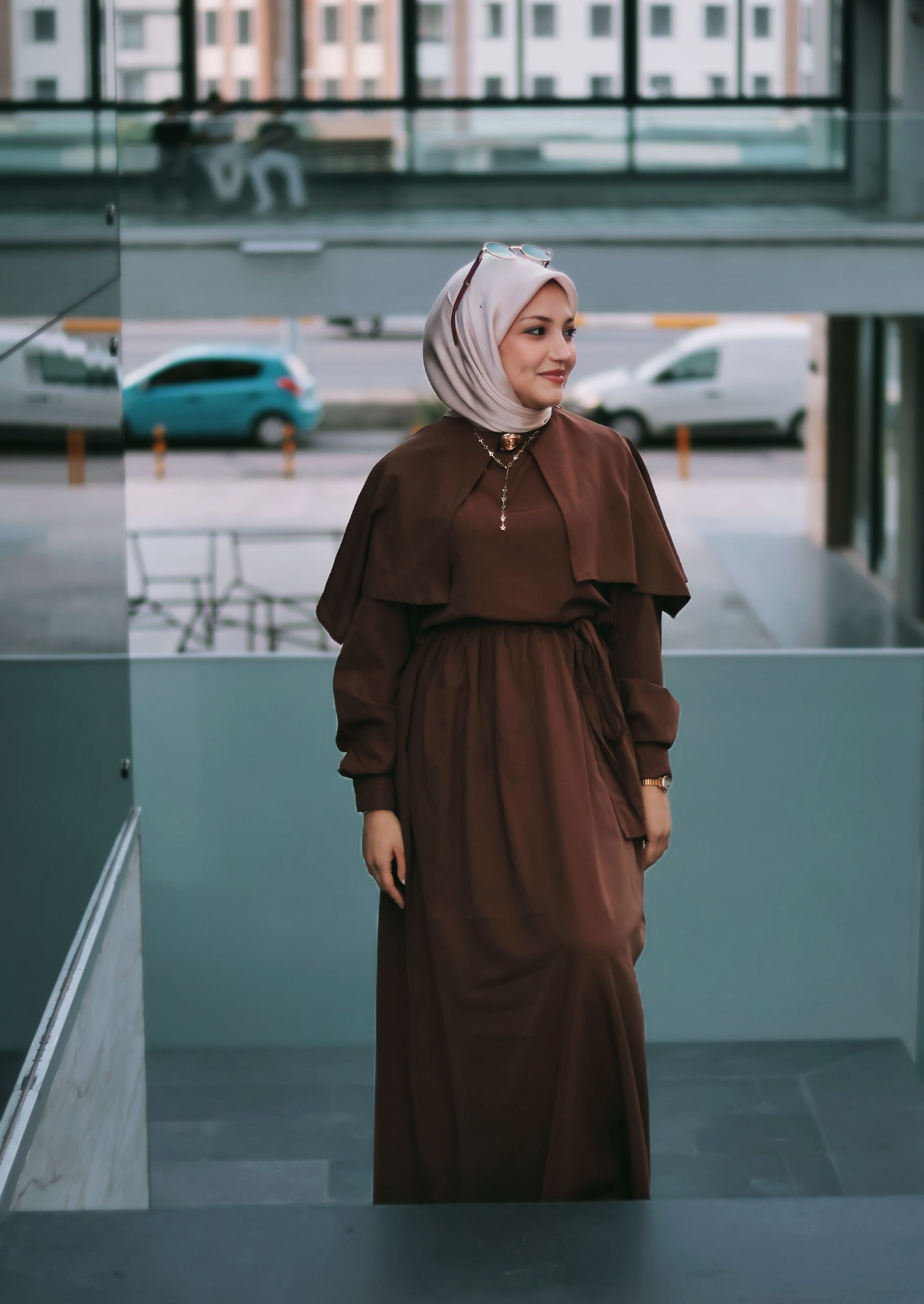 Sahara Abaya Set — Espresso