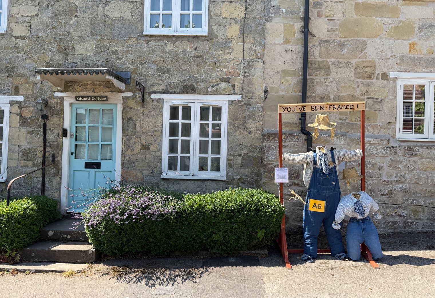 Exterior Painting in Cheam — careful masking before painting begins