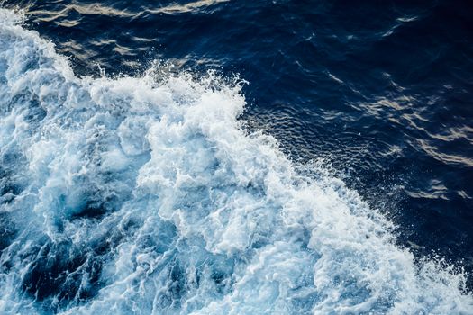 A vibrant and dynamic capture of ocean waves in motion, showcasing the power of the sea.