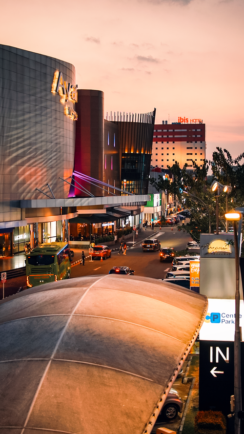 Free stock photo of area, blue, building Stock Photo