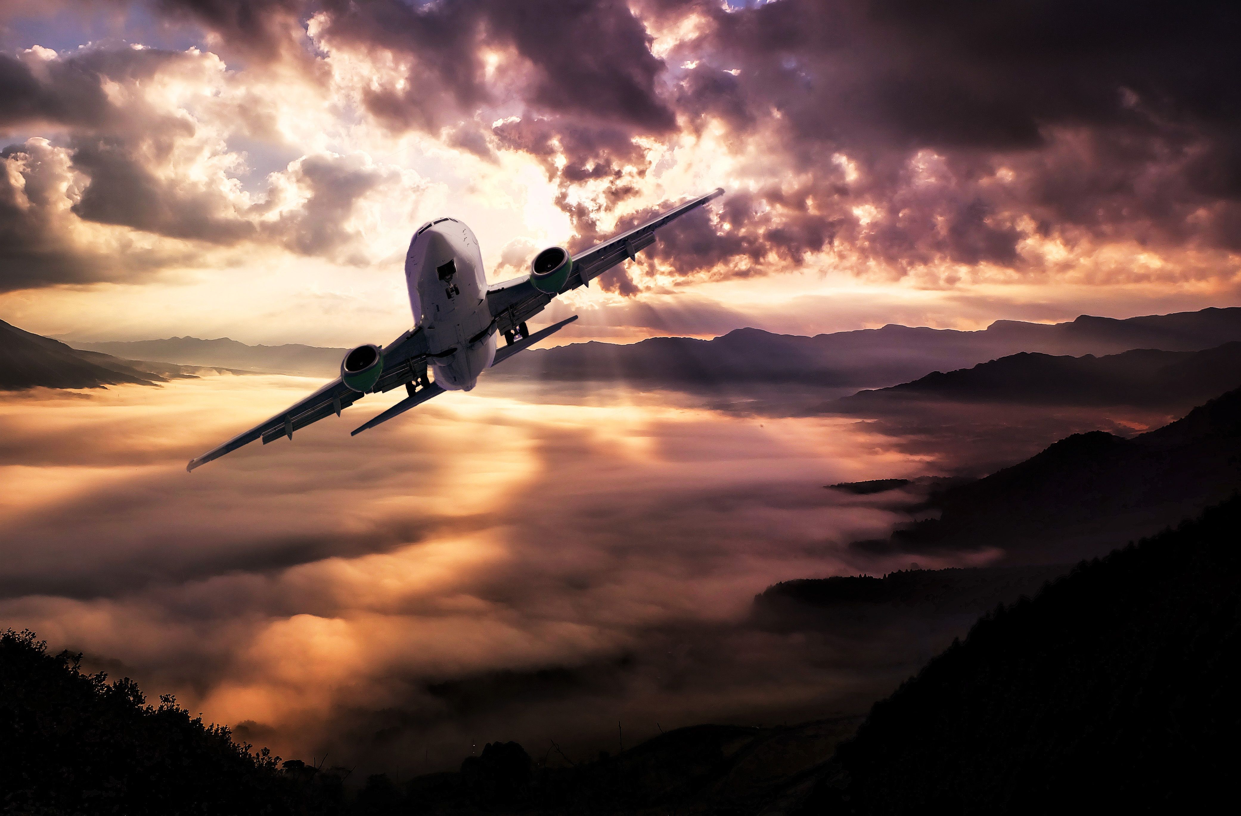 Image result for airplane flying
