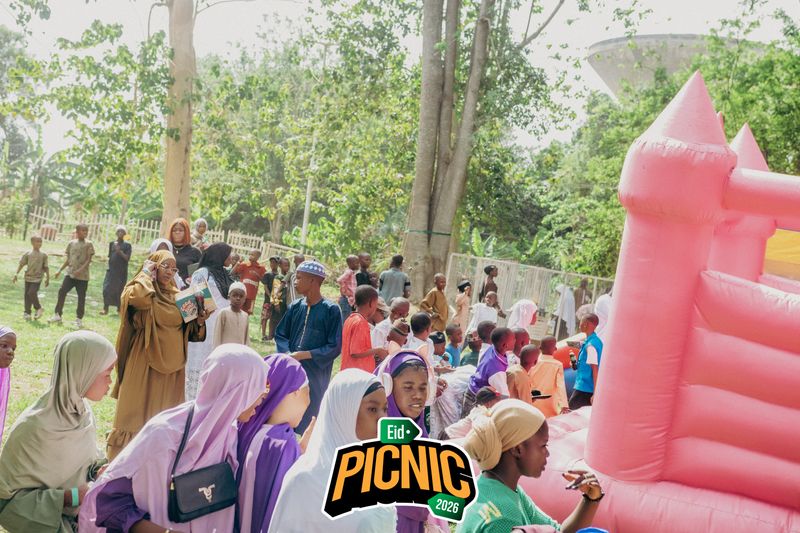 Families enjoying the festivities