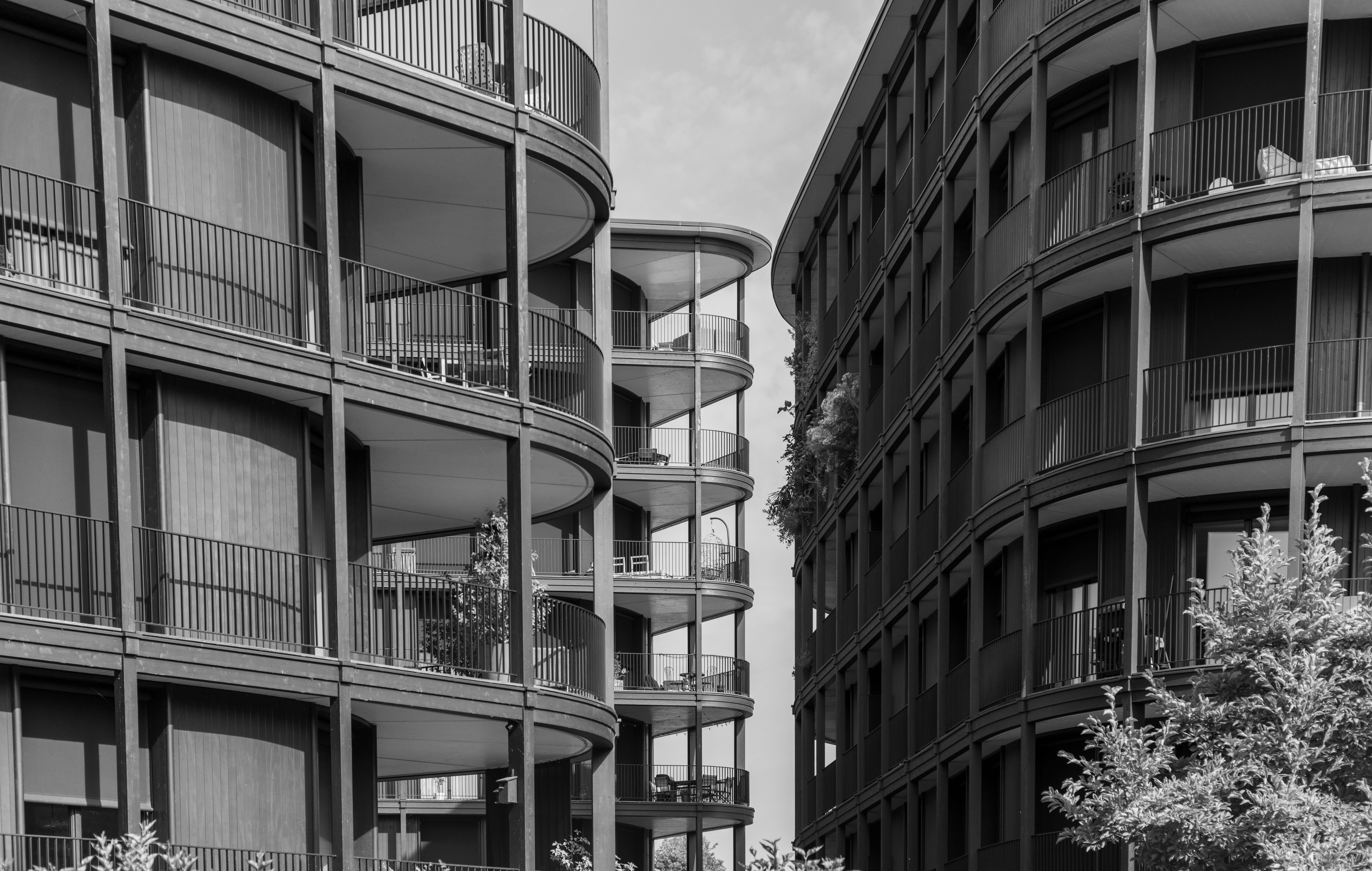 Séjour d’un appartement, à l’image des logements proposés à bienne.