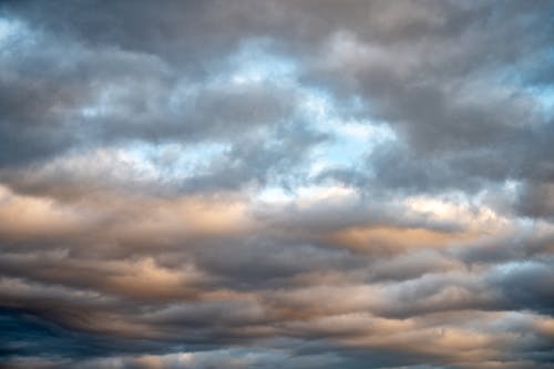 White Clouds and Blue Sky