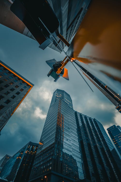 Free Low Angle Photography Of High Rise Buildings Stock Photo