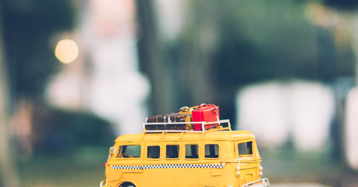 Free stock photo of blurred, miniature toy, taxi