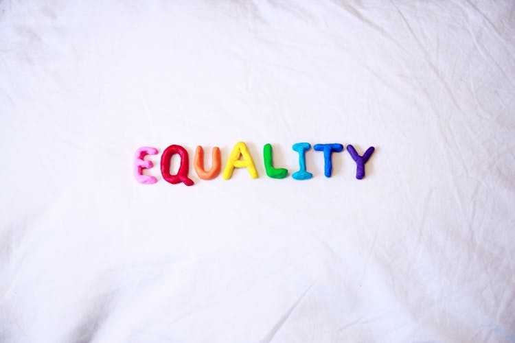 Word Equality Spelled On Clay