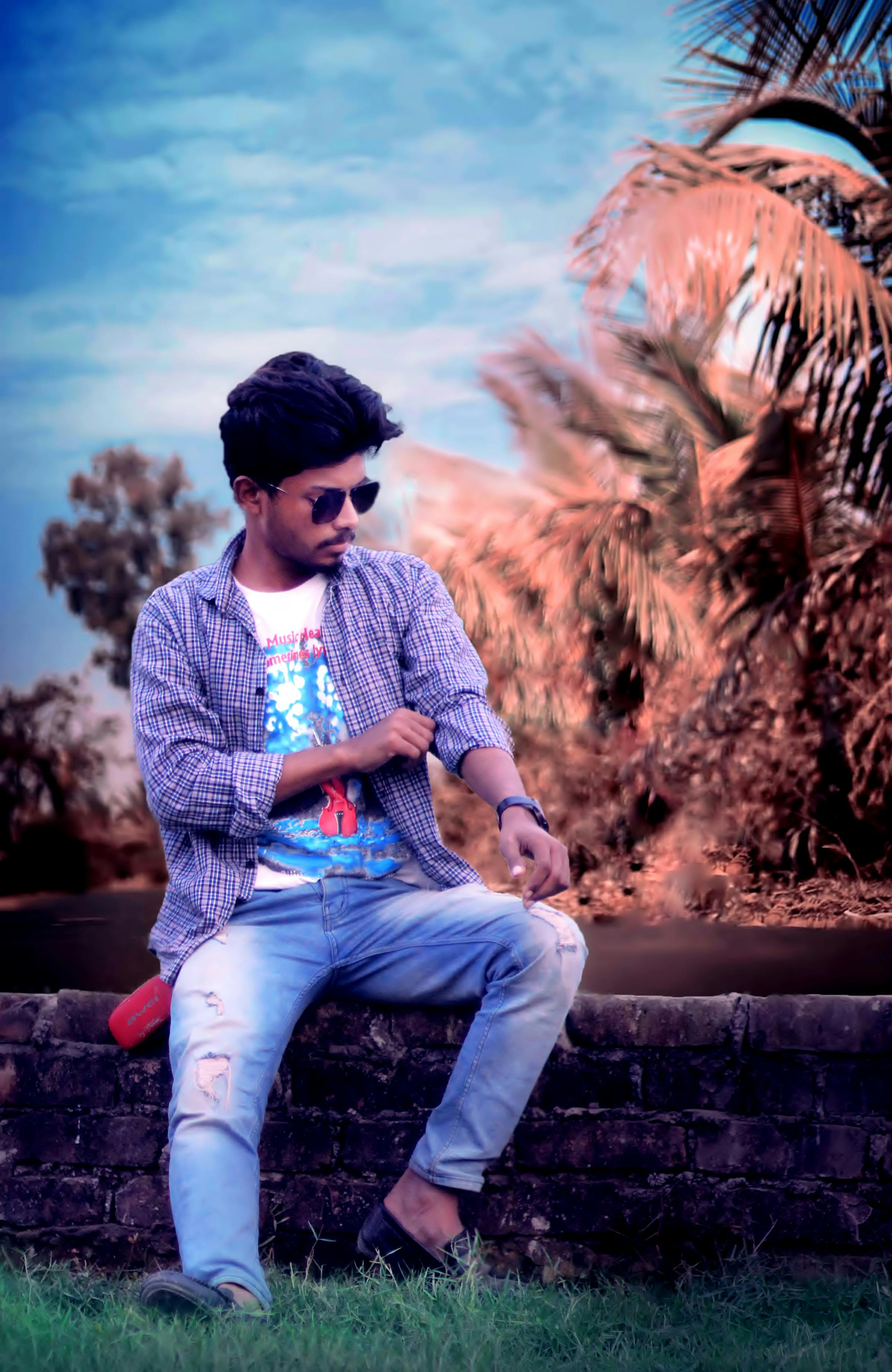 Traveler checking travel ideas on a tablet with a cup of coffee