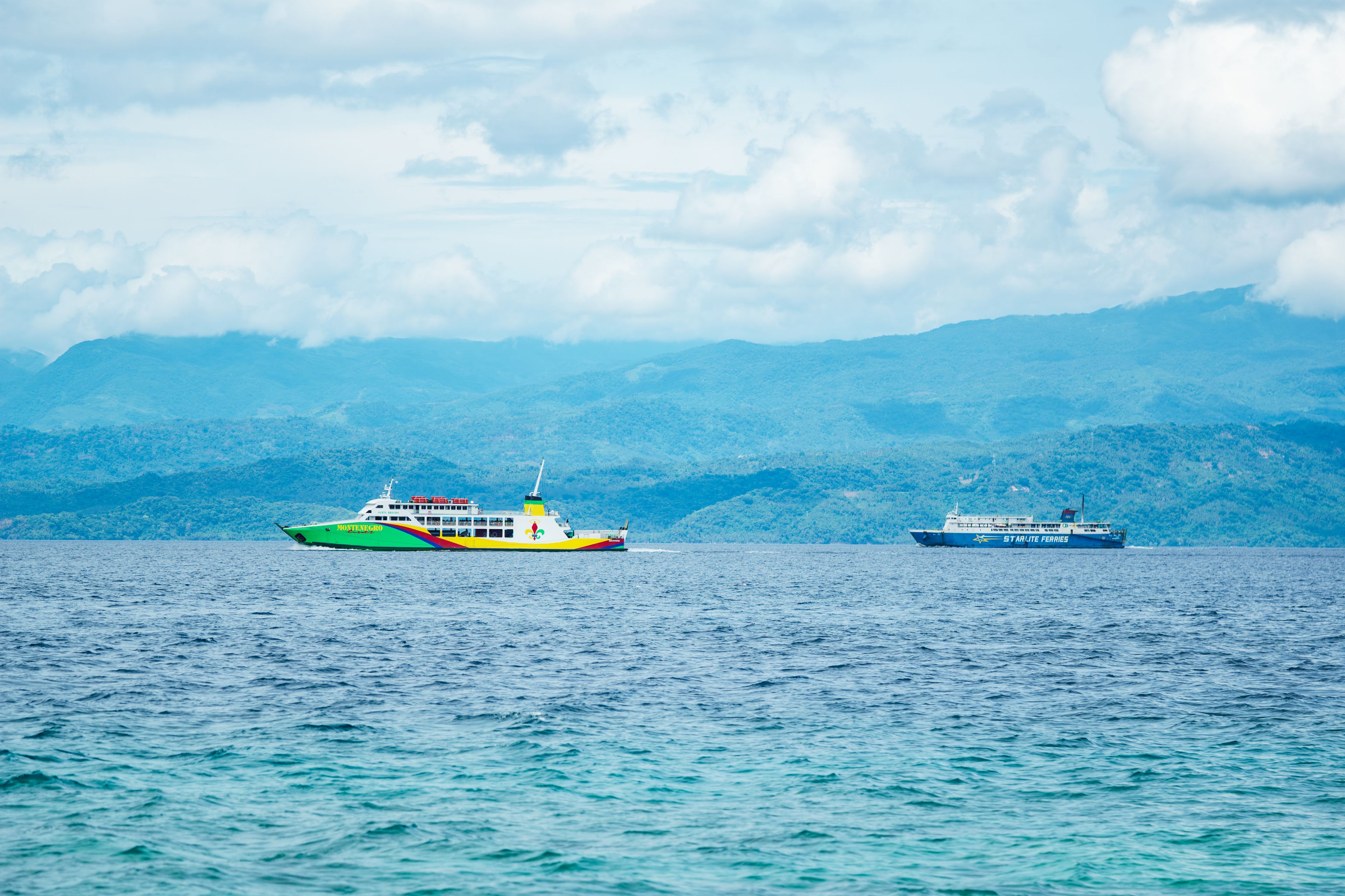 ferry boats tropical islands Philippines