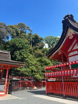 red torii gate vermilion