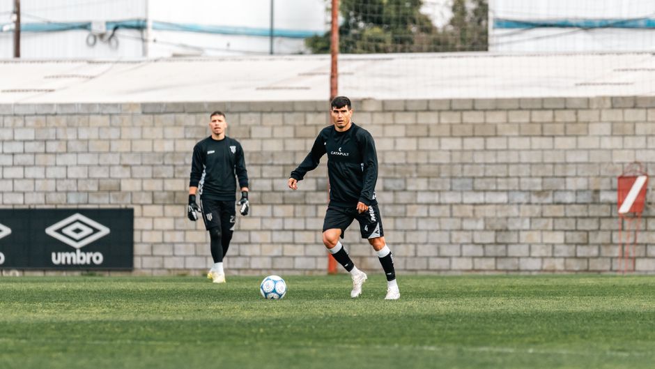 soccer player training session